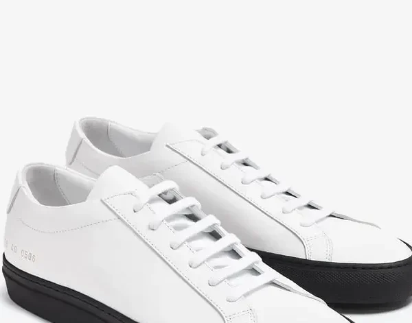 Common Projects Achilles White Black Sneakers