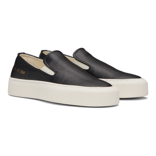 Common Projects Leather Slip On Sneakers
