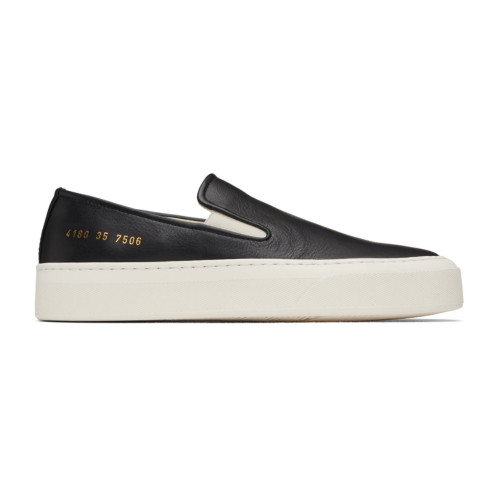 Common Projects Leather Slip On Sneakers
