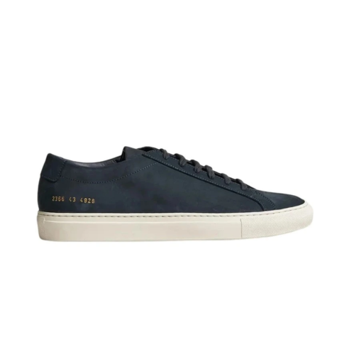 Common Projects Achilles Nubuck Sneakers – Navy