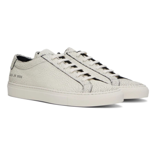 Cracked Achilles Sneakers- Off-White & Black